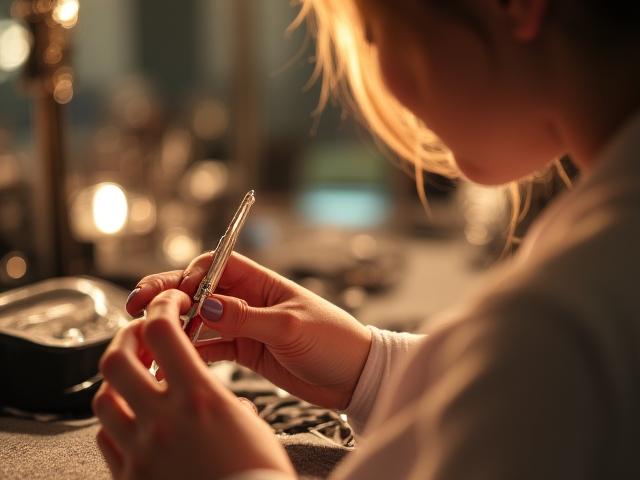 Our founder at work in the Geary Street studio