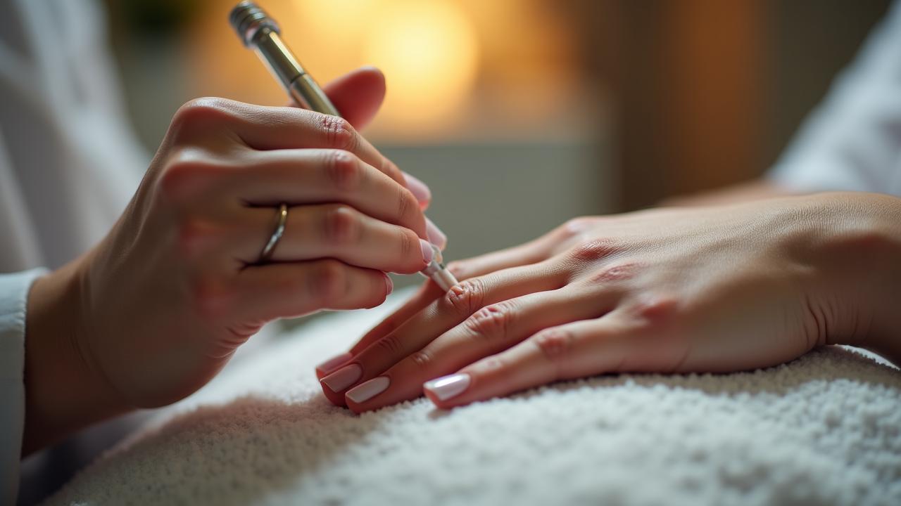 Luxury nail treatment at Gear & Glam Nails San Francisco
