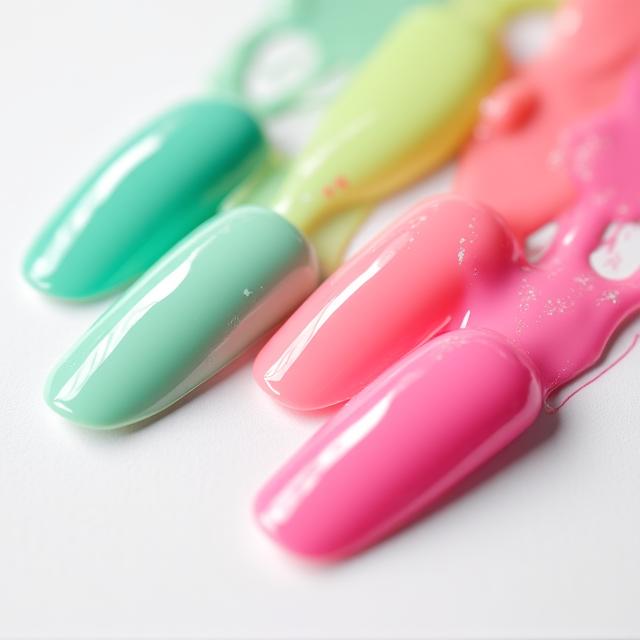 Seasonal bright gel colors