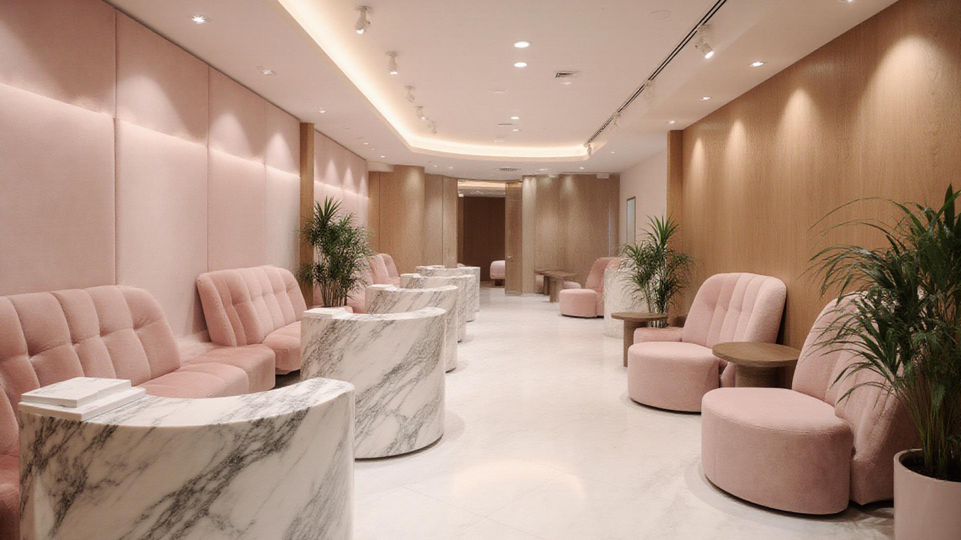 Interior of Gear & Glam Nails salon