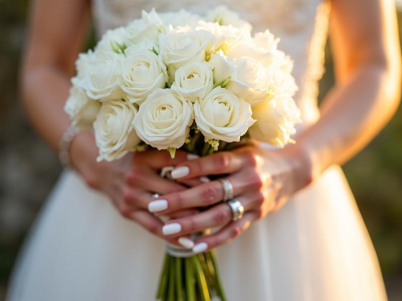 Custom bridal nail designs for San Francisco weddings